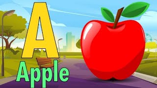 A for apple  अ से अनार  abcd song  phonics [upl. by Annel163]