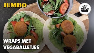 Wat eten we Wraps met vegaballetjes [upl. by Anahir]