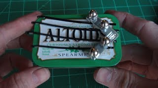 Pocket Kalimba Made With Bobby Pins Corner Braces And Magnets [upl. by Cade402]