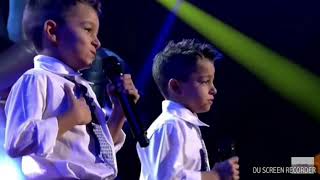 Los gemelos cortes la final el perdon la voz kids [upl. by Llahsram]