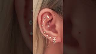 Pretty Hoop Cartilage Helix Ear Piercing Idea [upl. by Charity656]