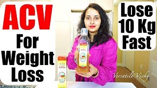 Drinking Apple Cider Vinegar for Weight Loss  Lose 10 Kgs In 1 Month With ACV [upl. by Crista]