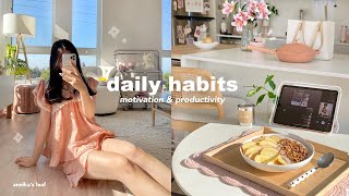 habits to get out of a slump🍞 how to get back on track amp motivate yourself for the rest of 2024 [upl. by Trebeh625]