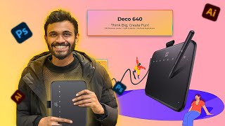 Unboxing Deco 640  XP PEN  Drawing Tablet [upl. by Neelrad609]