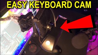 Easy Way To Setup A Keyboard Cam in 2021  2 in 1 Product for BEST Angle and Light [upl. by Poree168]