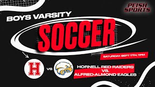 10Hornell Red Raiders vs 10Alfred Almond Eagles Boys Varsity Soccer [upl. by Akenor228]