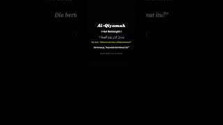 Surah UlQiyamah beautiful reaction to the Quran black screen overlay shorts [upl. by Gene]