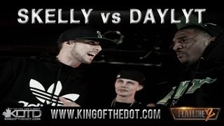 KOTD  Rap Battle  Skelly vs Daylyt [upl. by Aicsile]