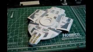 AMTERTL 1450 Scale Model USS Defiant Video Build Series PT 2 [upl. by Merlina]