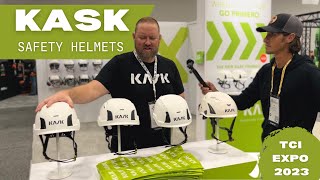 Kask Safety Helmets at TCI Expo 2023 [upl. by Aelanna923]