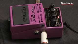 BOSS BF3 Flanger Pedal Review by Sweetwater [upl. by Hurlee756]