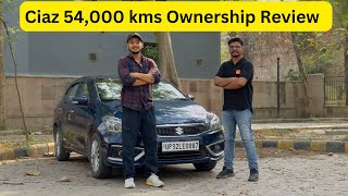 Maruti Suzuki Ciaz Ownership Review  54000 km 2024 Review [upl. by Arrak]