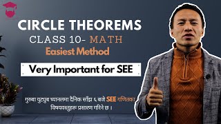 Circle Theorems Class 10  SEE Math Geometry  Class 10 Maths Chapter 15  Gurubaa [upl. by Uriiah]