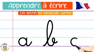 Apprendre À Écrire Les Lettres De LAlphabet En Minuscule Cursive  Apprendre À Tracer Les Lettres [upl. by Cornelius]