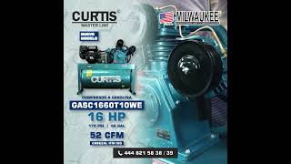 Compresor a Gasolina Curtis Master Line GASC1660T10WE [upl. by Nawek]