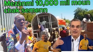 Woy sezisman Abinader padeside bay vag sepa tikoze sou pon an [upl. by Ansell115]