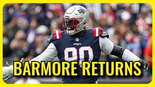 REACTION Patriots DT Christian Barmore RETURNING to practice field [upl. by Combes]