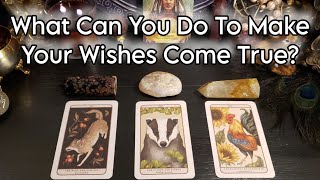 🙏🌟 What Can You Do To Make Your Wishes Come True 🌟🙏 Pick A Card Reading [upl. by Mathias487]