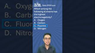 What is the most electronegative element and what is electronegativity anyway shorts quiz [upl. by Tati]