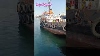 tug boat under water work  tugboat mentinence  how to work tugboat under water [upl. by Notnil]