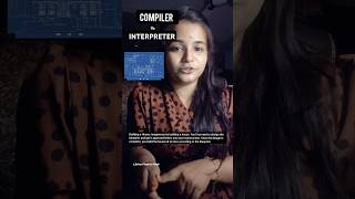 Compiler vs Interpreter in telugu Compiler  Interpreter  shorts [upl. by Lletniuq]