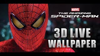 The Amazing SpiderMan 3D Live Wallpaper wClocks [upl. by Bahr]