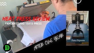 Fancierstudio 15x15 heat press review [upl. by Amerd]