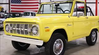 1971 Ford Bronco yellow [upl. by Auguste620]