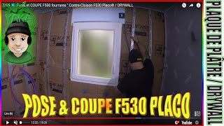 715 ⏩ POSE et COUPE F530 fourrures quot ContreCloison F530 Placo®  DRYWALL [upl. by Lynda]