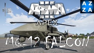 ArmA 3  MQ12 Falcon Drone  Apex Tanoa Preview  Review and Use of the MQ12 NATO Drone [upl. by Nayt]