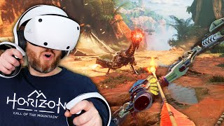 Horizon Call Of The Mountain PSVR 2 First 15 Minutes 4K Gameplay [upl. by Kassey]