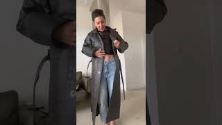 Tuto couture gratuit manteau inspiration trench shortvideo shortswithzita trendingonshorts [upl. by Codie166]