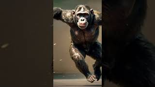 gorilla vs chimpanzee comparison animal shortsvideo funnycatvideos [upl. by Enahc870]