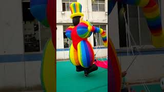 Inflatable Balloon Airglow Clown Puppet for Advertising Stagedesign Decoration [upl. by Aikas]