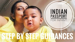 Indian MinorInfant Passport Application 🇮🇳 Step by Step  Travel Series [upl. by Hahn]