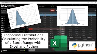 Lognormal Distributions Calculating the Probability of a Stock Range with Excel and Python [upl. by Ahsie233]