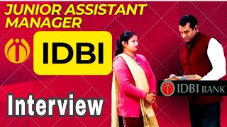 IDBI Bank Jr Assistant Manager interviewIDBI junior assistant manager interview important questions [upl. by Bick584]