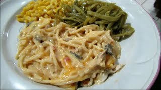 Recipe Chicken TetrazziniChicken Spaghetti [upl. by Alebasi]