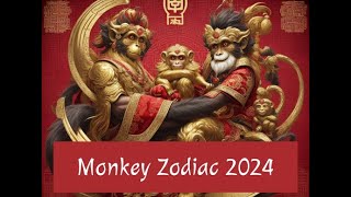 2024 Monkey Horoscope Maximize Dragon Year  Success amp Love Tips [upl. by Saticilef]