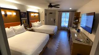 Coronado Springs Resort Standard ROOM REVIEW Walt Disney World [upl. by Haywood]