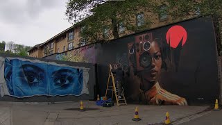 Yardworks Graffiti Festival Glasgow 7th May 2023 Scotland [upl. by Atnoek665]