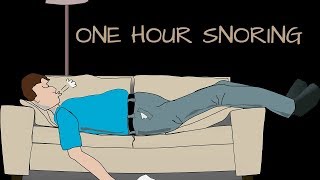 One Hour Snoring Sound Effect [upl. by Nylyrehc602]