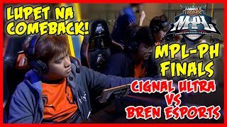 Pinakamalupet na Comeback Bren Esports vs Cignal Ultra  MPL PH Season 2 Finals  MLBB [upl. by Edric]