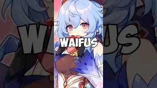 Top 5 BEST WAIFUS In Genshin Impact shorts [upl. by Flavius]