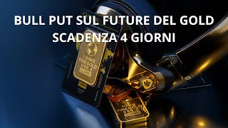 Mister Trader Stocks Options Commodity Spread  Vertical Spread Credit sul future del Gold GC [upl. by Bach]