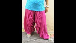 Patiyala Salwar Cutting amp Stitching  TAMIL DIY [upl. by Dickinson]