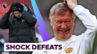 Biggest SHOCK Defeats In Premier League History 😱 [upl. by Kciwdahc23]