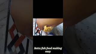 Betta fish food making betta bettafish shorts [upl. by Gladine]