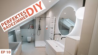 Das perfekte DIY Badezimmer  Unser fugenloses Bad wird eingerichtet [upl. by Nadda]