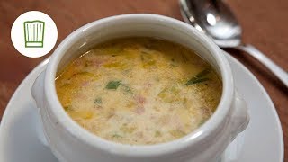 HackfleischKäseLauchSuppe  Chefkochde [upl. by Amathist217]